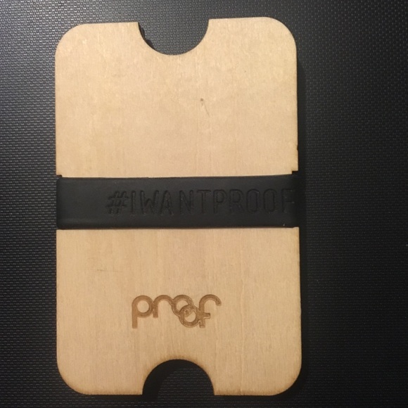 Wooden slab wallet. It floats! - Picture 4 of 6